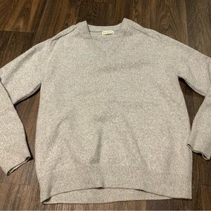 Kill City Grey V Neck Sweater Men’s Size L